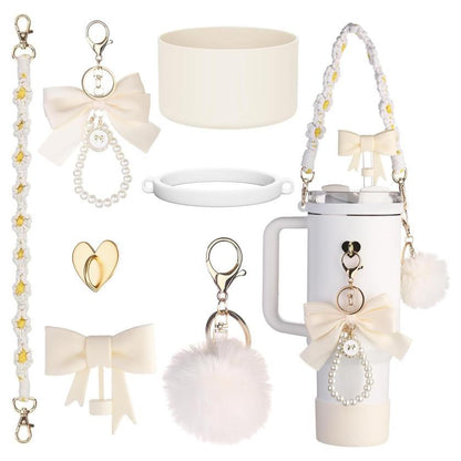 Elegant Decorated Stanley Cup: A Unique Quinceañera Souvenir or Special Gift