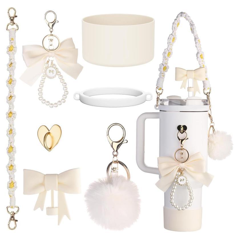 Elegant Decorated Stanley Cup: A Unique Quinceañera Souvenir or Special Gift