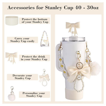 Elegant Decorated Stanley Cup: A Unique Quinceañera Souvenir or Special Gift