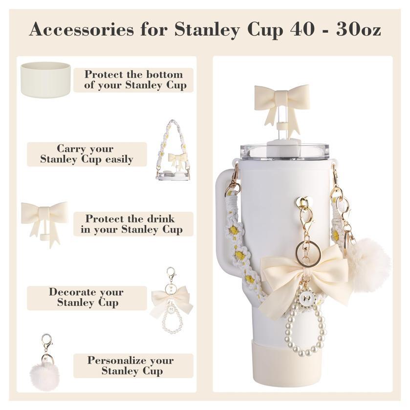 Elegant Decorated Stanley Cup: A Unique Quinceañera Souvenir or Special Gift