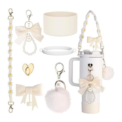 Elegant Decorated Stanley Cup: A Unique Quinceañera Souvenir or Special Gift