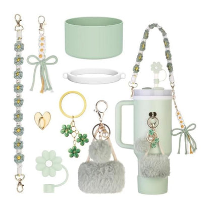 Elegant Decorated Stanley Cup: A Unique Quinceañera Souvenir or Special Gift