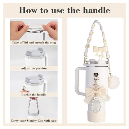 Elegant Decorated Stanley Cup: A Unique Quinceañera Souvenir or Special Gift