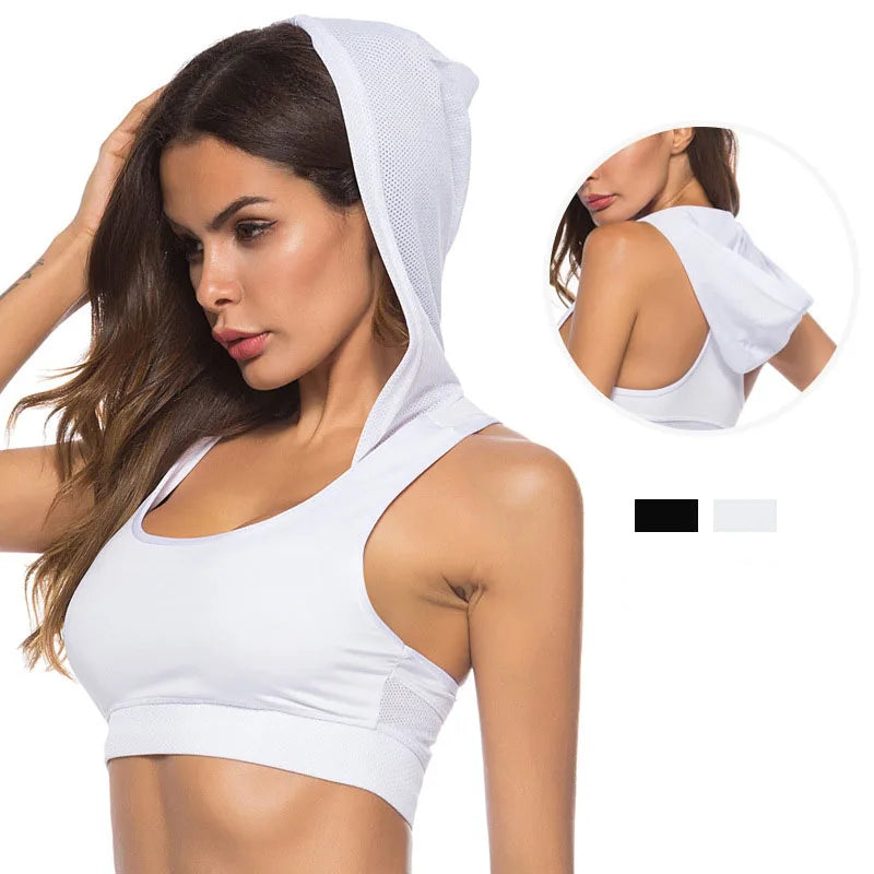 Mesh Hood Sports Top