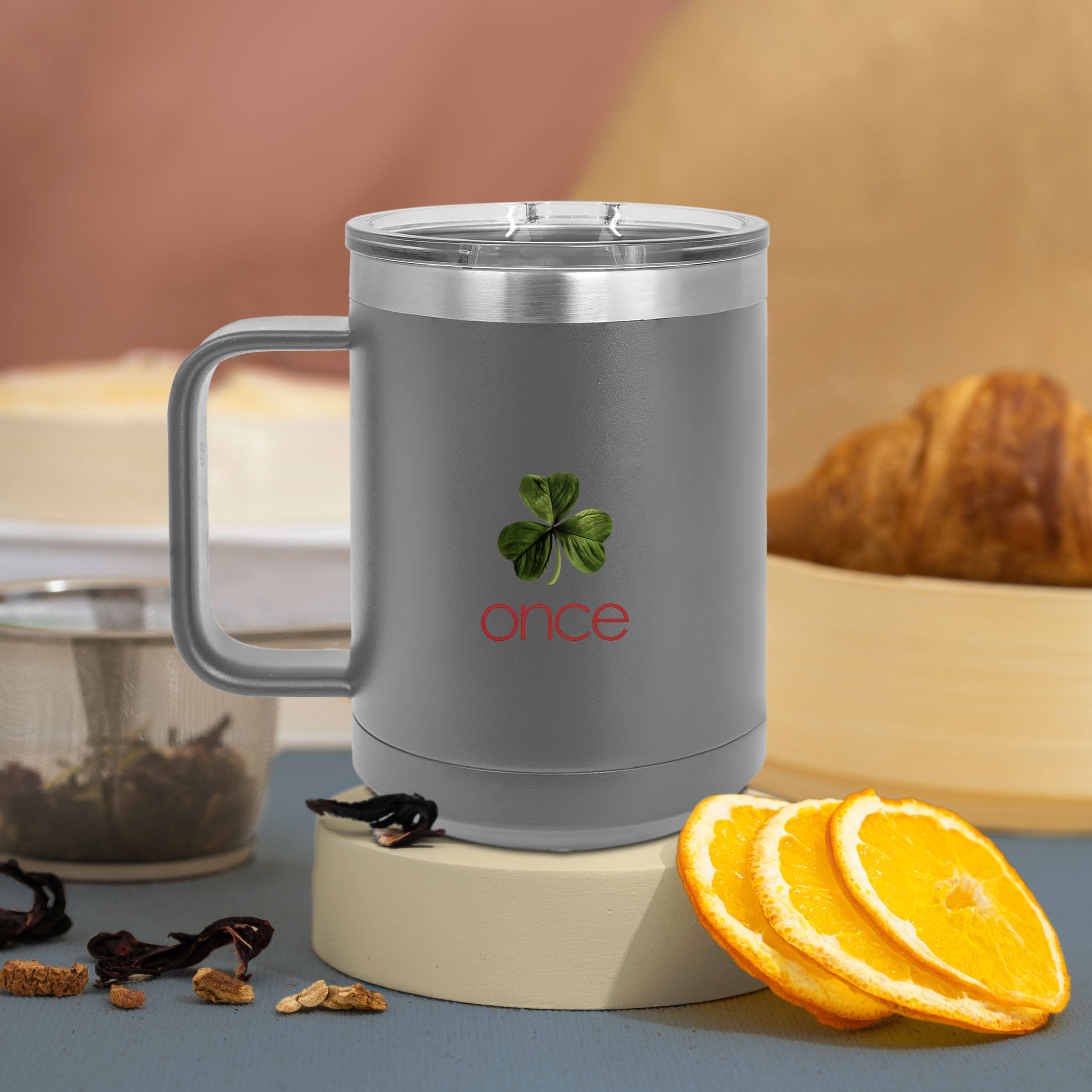 Coffee Mug Tumbler, 15oz