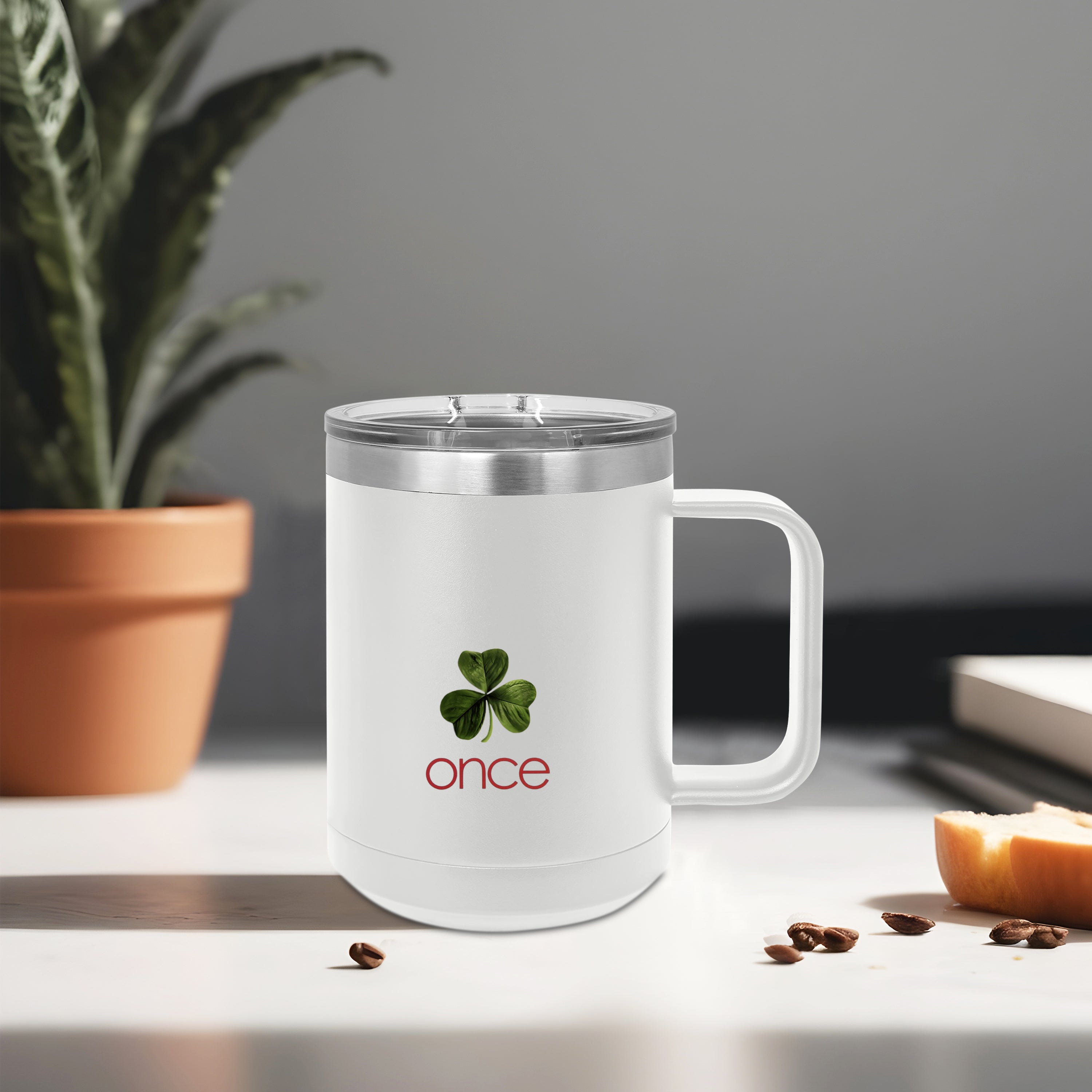 Coffee Mug Tumbler, 15oz