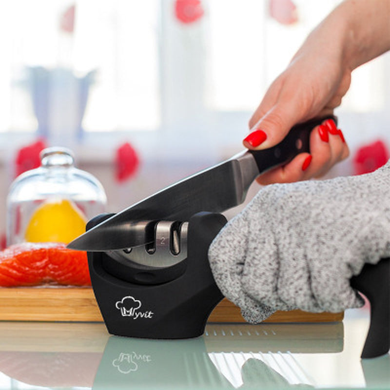 Diamond Tungsten Steel Kitchen Knife Sharpener
