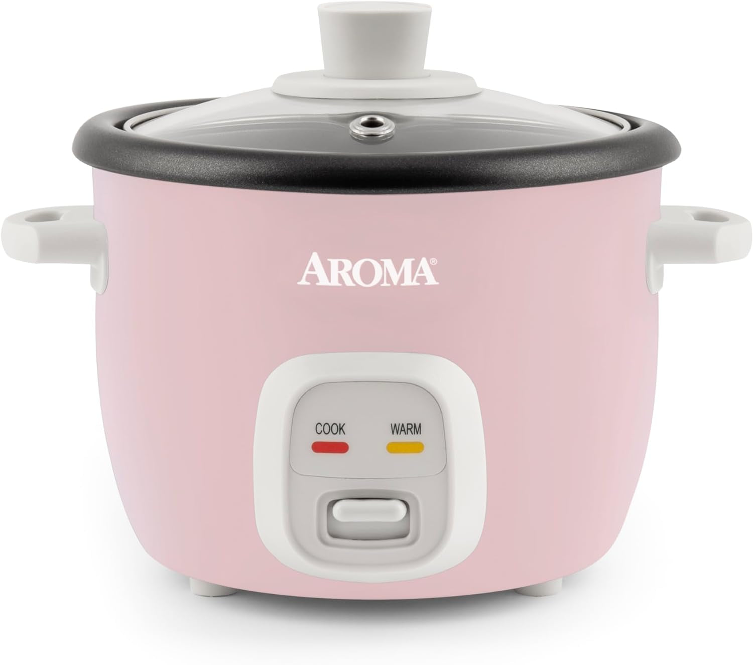 Housewares 4-Cups (Cooked) / 1Qt. Rice & Grain Cooker, Pink