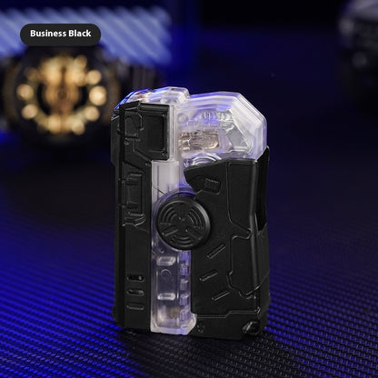 Transparent Fingertip Gyro Luminous Lighter