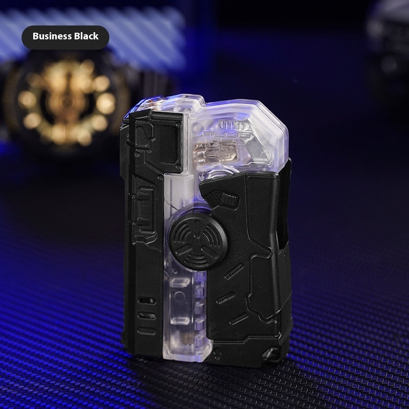 Transparent Fingertip Gyro Luminous Lighter