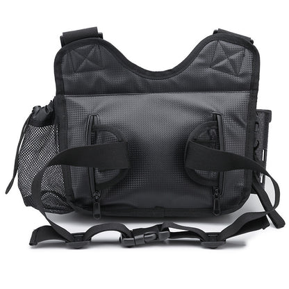 Iron Plate Artificial Bait Bag Backpack Shoulder Bag Fishing Bag