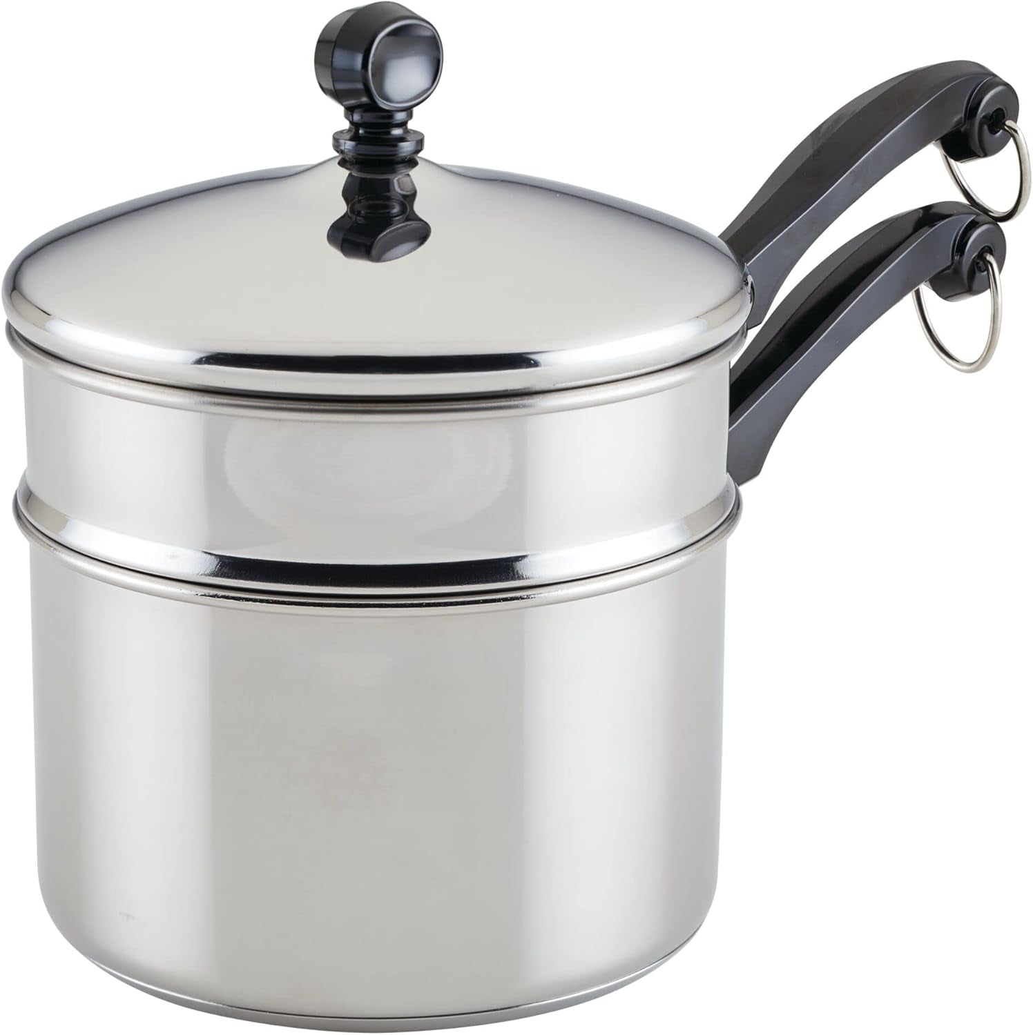 2-Quart Classic Stainless Series Covered Double Boiler