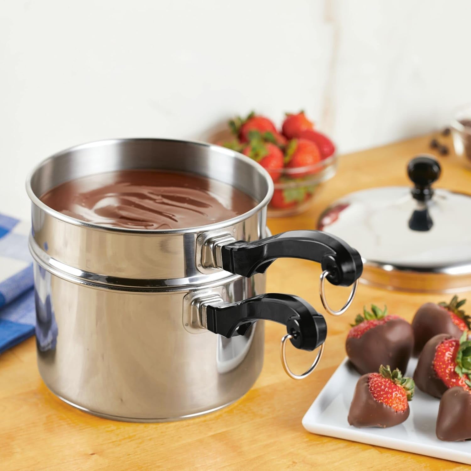 2-Quart Classic Stainless Series Covered Double Boiler