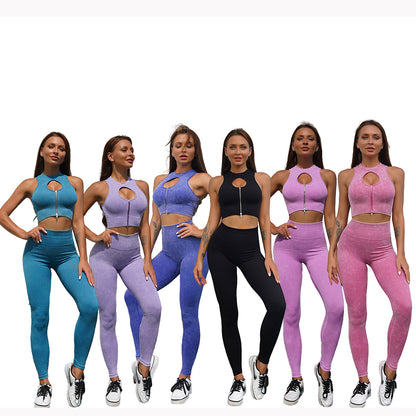 Women’s Seamless Yoga Fitness Suit
