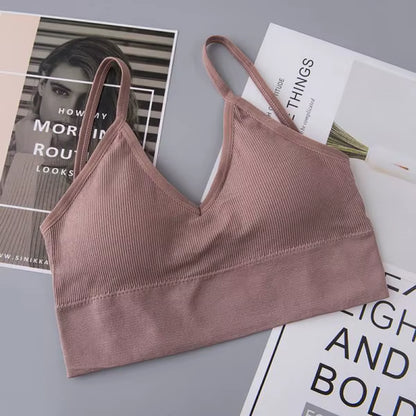 Women Tube Top U Back Crop Top Push up Bandeau Bra Sexy Lingerie Seamless Underwear Sport Top Fitness Brassiere