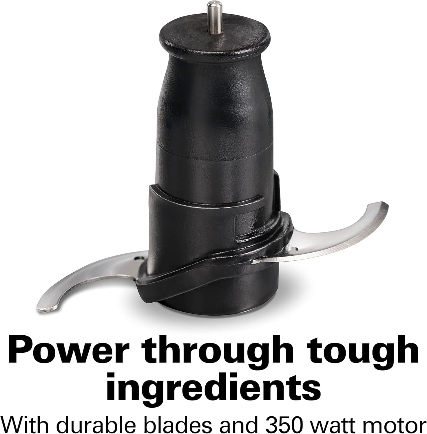 Electric Vegetable Chopper & Mini Food Processor, 3-Cup, 350 Watts, for Dicing, Mincing, and Puree, Black