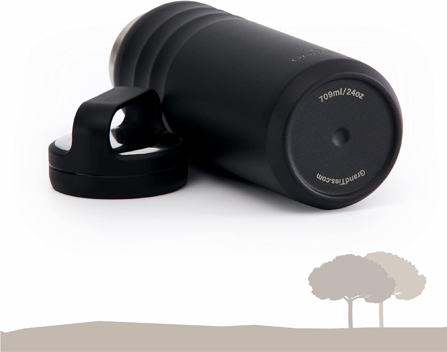 2 Lids Stainless Steel Thermal Water Gym Bottles, 24 Oz