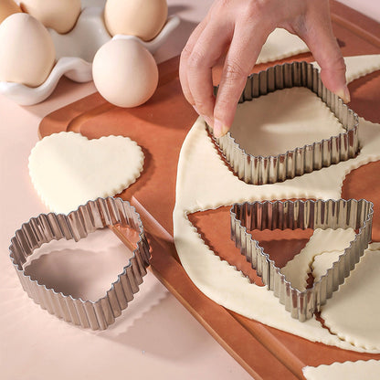 3-piece Stainless Steel Biscuit Mold Set DIY Setting