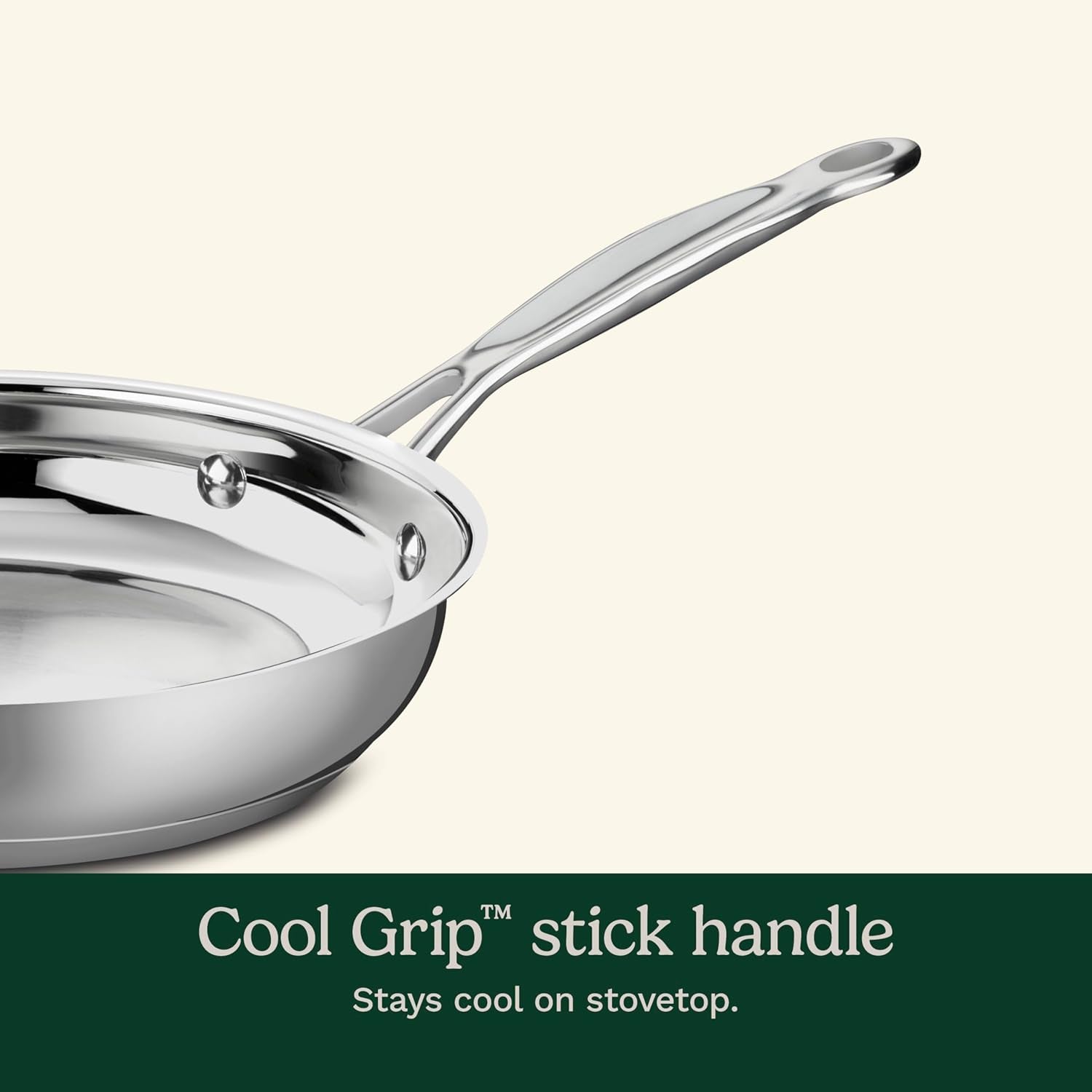 8-Inch Stainless Steel Open Skillet