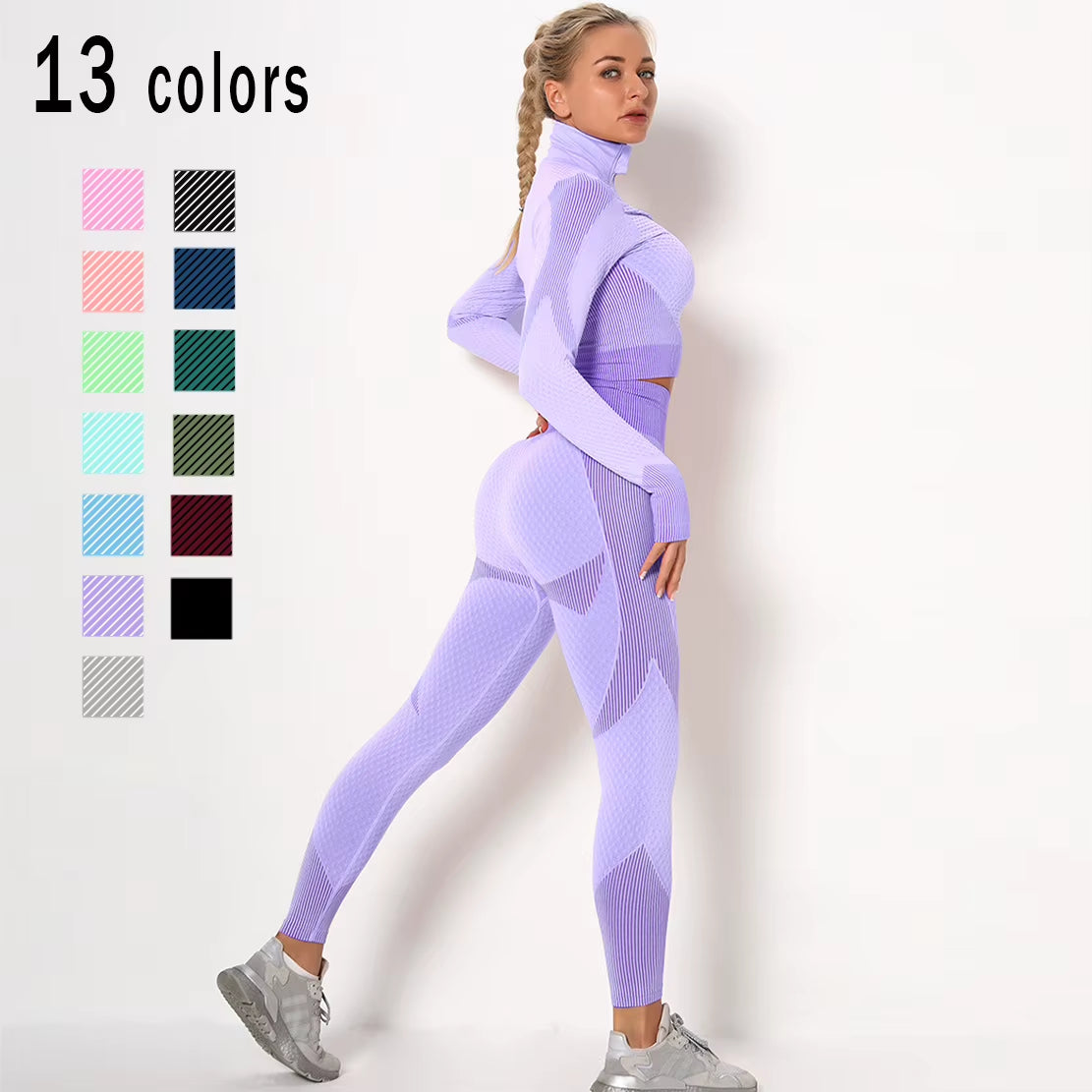 Seamless Fitness Suit Set for Women