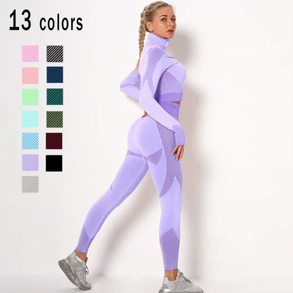 Seamless Fitness Suit Set for Women