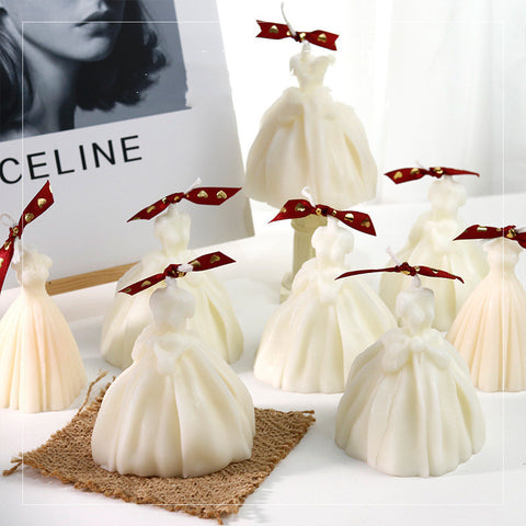 Scented Elegantly Shaped Dress Candle