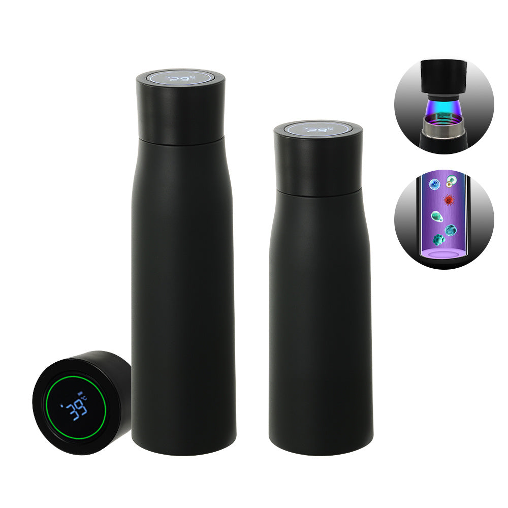 Stainless Steel Insulated Tumbler with Temperature Display