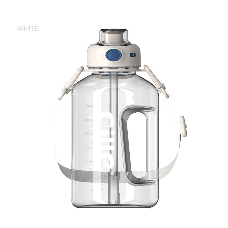 Large Capacity Tritan Water Bottle (1.5L+): Stay Hydrated with Your Favorite Infusions!