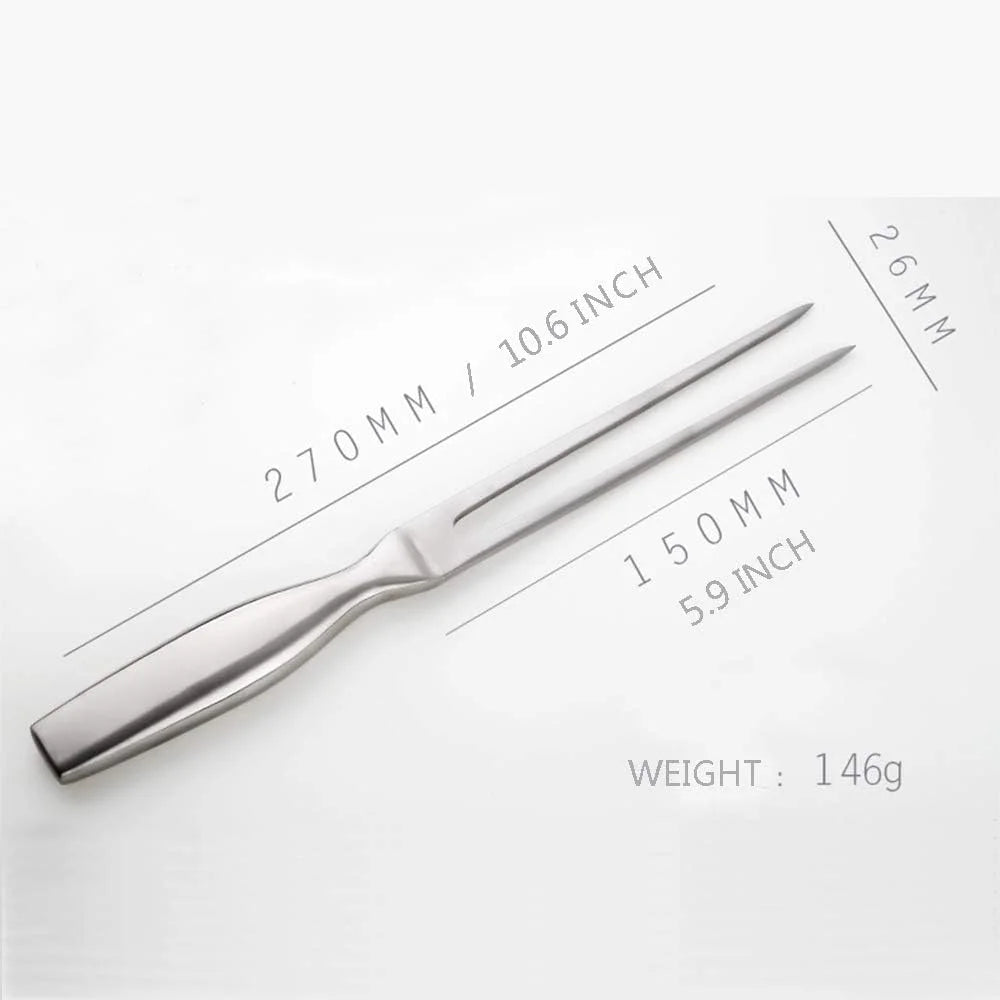 Stainless Steel Meat Serving Fork 10.6 Inch