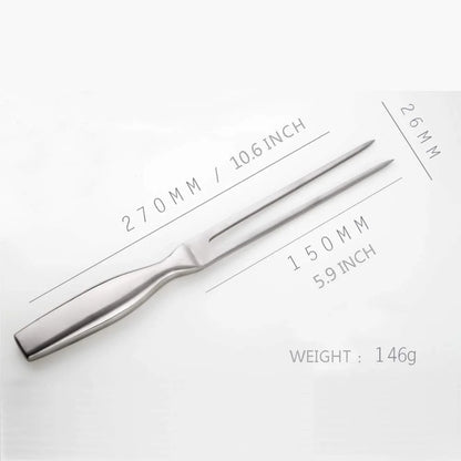 Stainless Steel Meat Serving Fork 10.6 Inch
