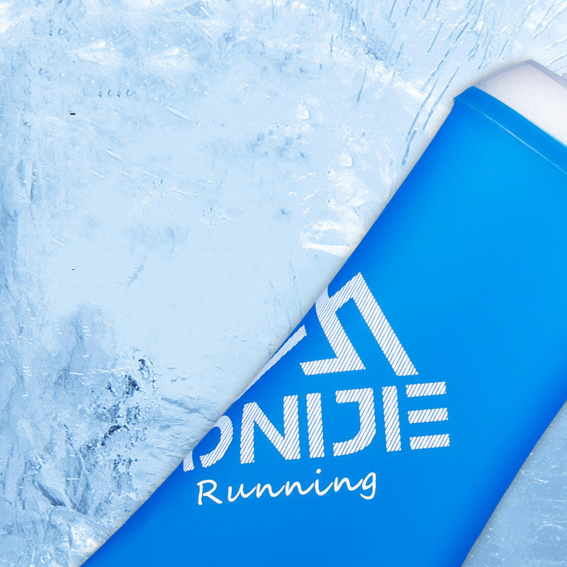 Dynamic Blue Contoured Sports Water Bottle