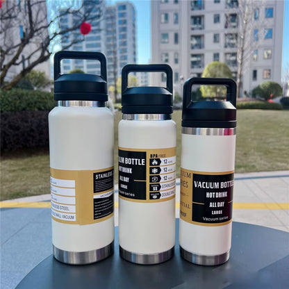 Large Capacity Water Bottle Stainless Steel Thermos Vacuum Insulated Flask