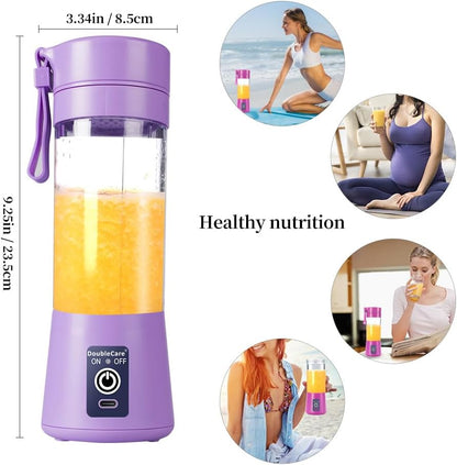 Portable USB Blender Cup – 380ml Rechargeable Smoothie & Juice Make