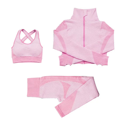 Seamless Fitness Suit Set for Women