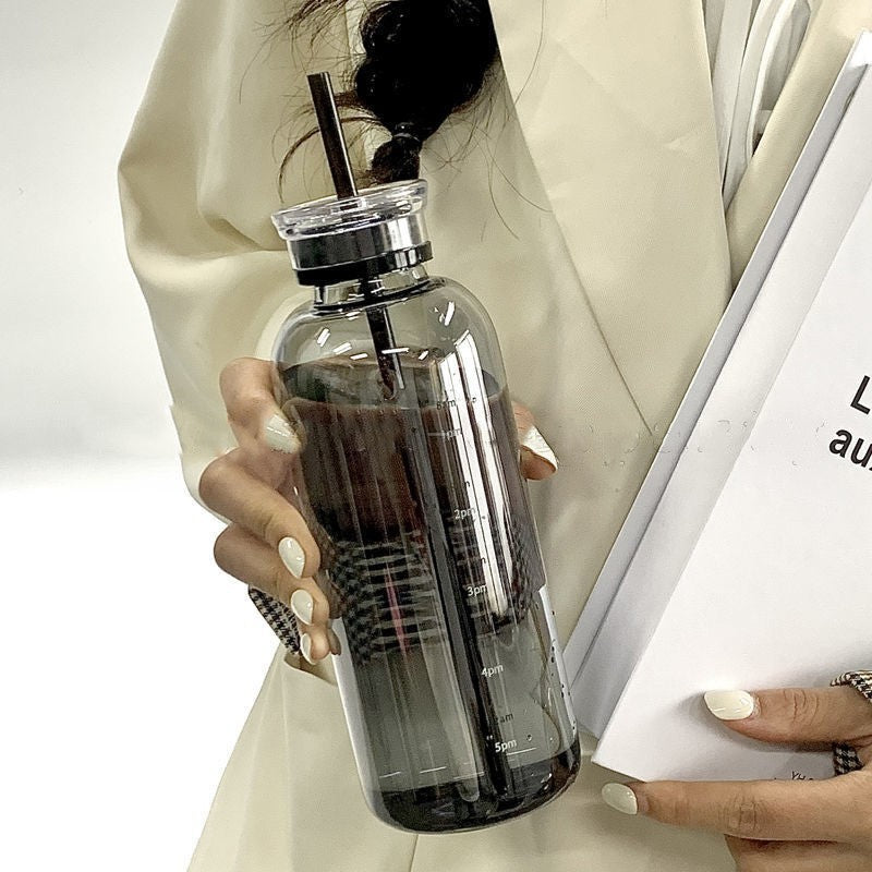 Double Lid Time Scale Large Capacity with Straw