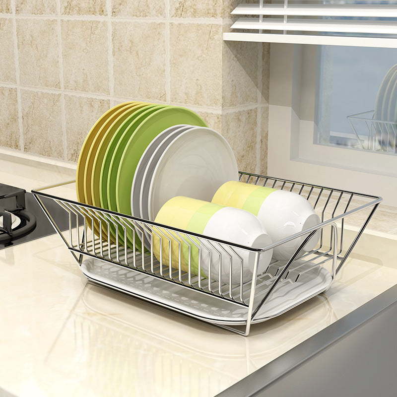 Kitchen Shelf Stainless Steel Dish Drain Rack