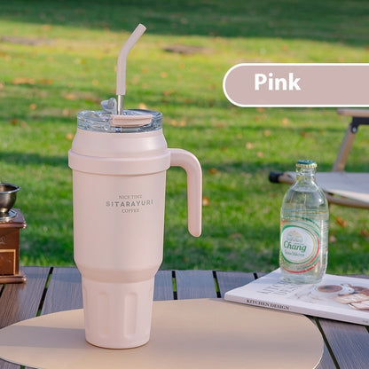 Durable Insulated Tumbler with Handle and Straw: Your Perfect Hydration Partner