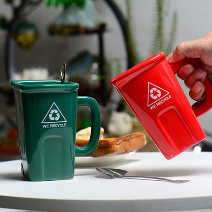 Novelty Recycle Bin Mug: A Fun and Eco-Conscious Way to Sip!