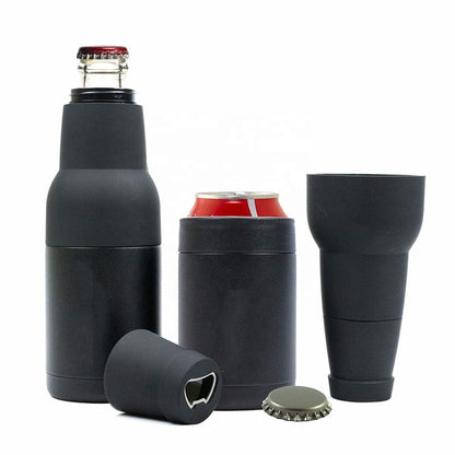 Double-Wall Vacuum Insulated Can and Bottle Koozie: The Ultimate Drink Insulator