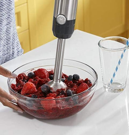 Immersion Blender | Handheld Blender 2-Speed | Interchanable Attachment | 500 Watts | Stainless Steel