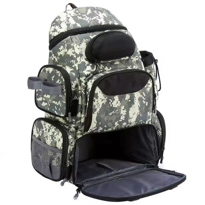 Fishing Gear Boxed Backpack Waterproof Fishing Bag