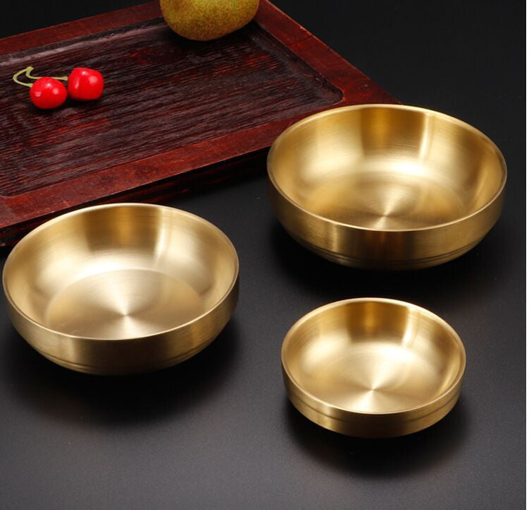 Stainless Steel Cold Seasoning Dish Rice Bowl