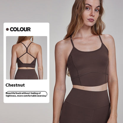 Thin Strap Open-Back Workout Tank