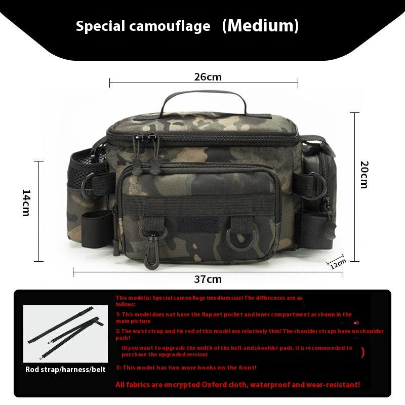 Fishing Gear Crossbody Multi Functional Storage Bag