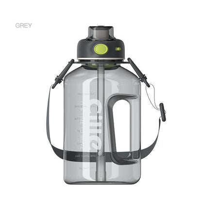 Large Capacity Tritan Water Bottle (1.5L+): Stay Hydrated with Your Favorite Infusions!