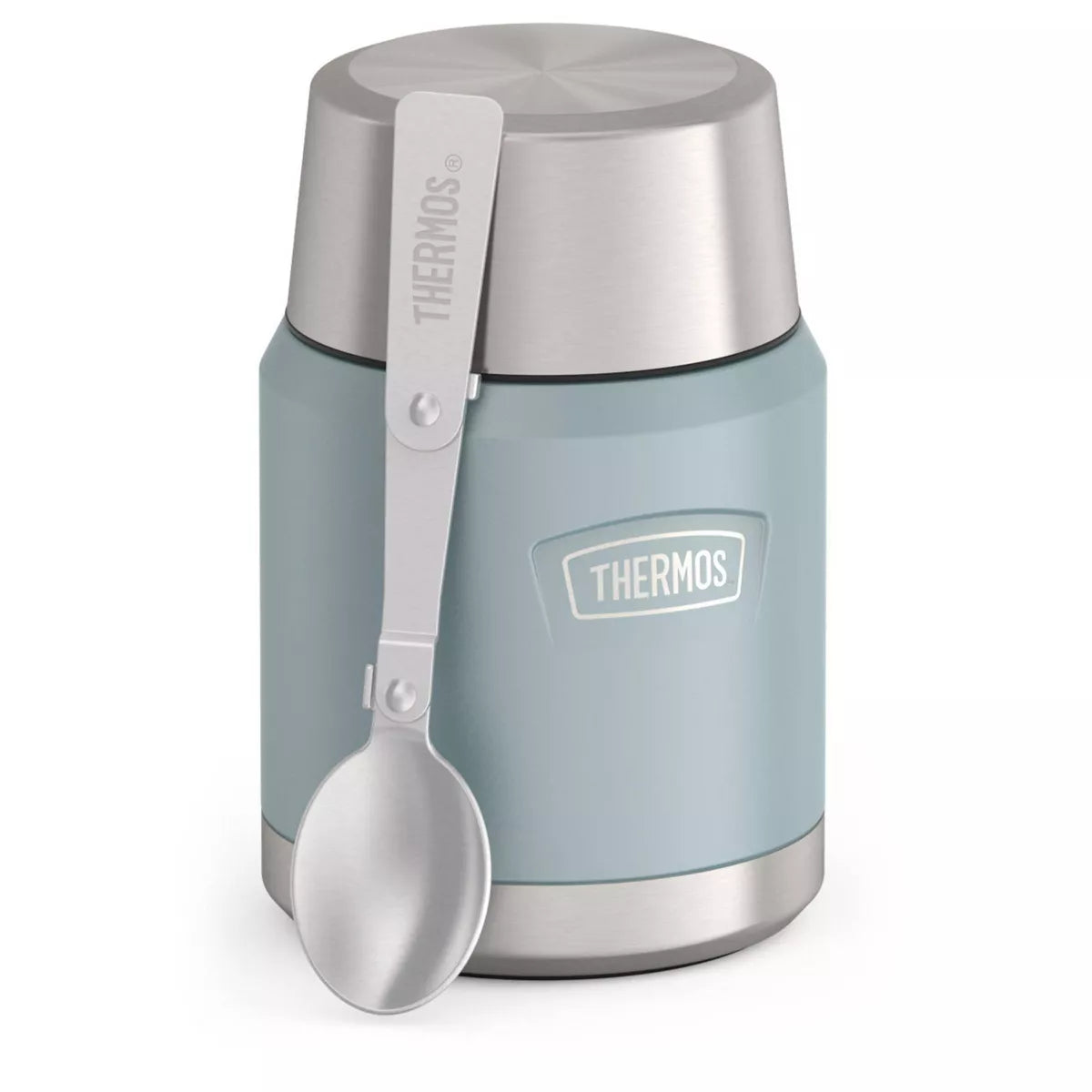 16 Oz Thermos Icon Stainless Steel Food Storage Jar with Spoon