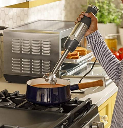 Immersion Blender | Handheld Blender 2-Speed | Interchanable Attachment | 500 Watts | Stainless Steel