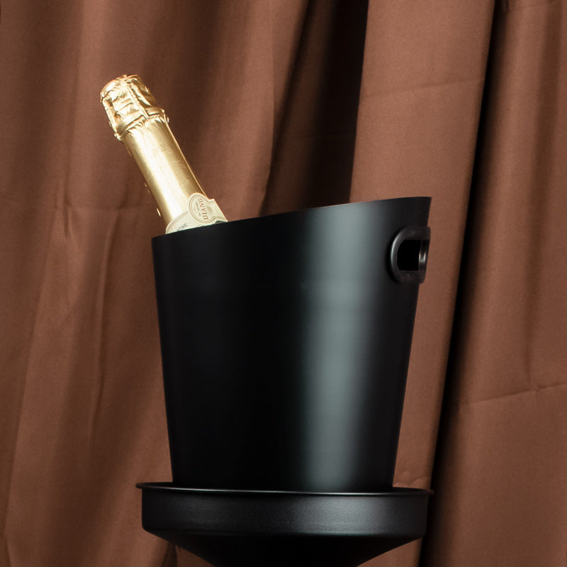 Inclined Stainless Steel Ice Bucket – Household Beer Bucket