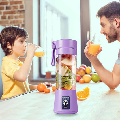 Portable USB Blender Cup – 380ml Rechargeable Smoothie & Juice Make