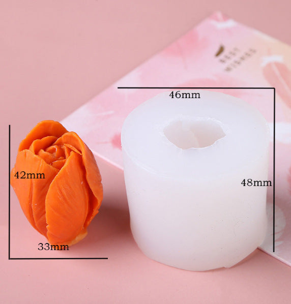 Tulip Flower Scented Candle Silicone Mold